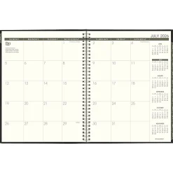 AT-A-GLANCE® Recycled Academic 2026-2027 Weekly Monthly Appointment Book Planner, Black, Large, 8 1/4