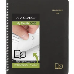 AT-A-GLANCE® Recycled Monthly Planners, 70120G0526