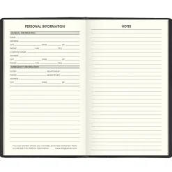 AT-A-GLANCE® 2026-2027 Recycled Two Year Monthly Planner, Black, Pocket, 3 1/2