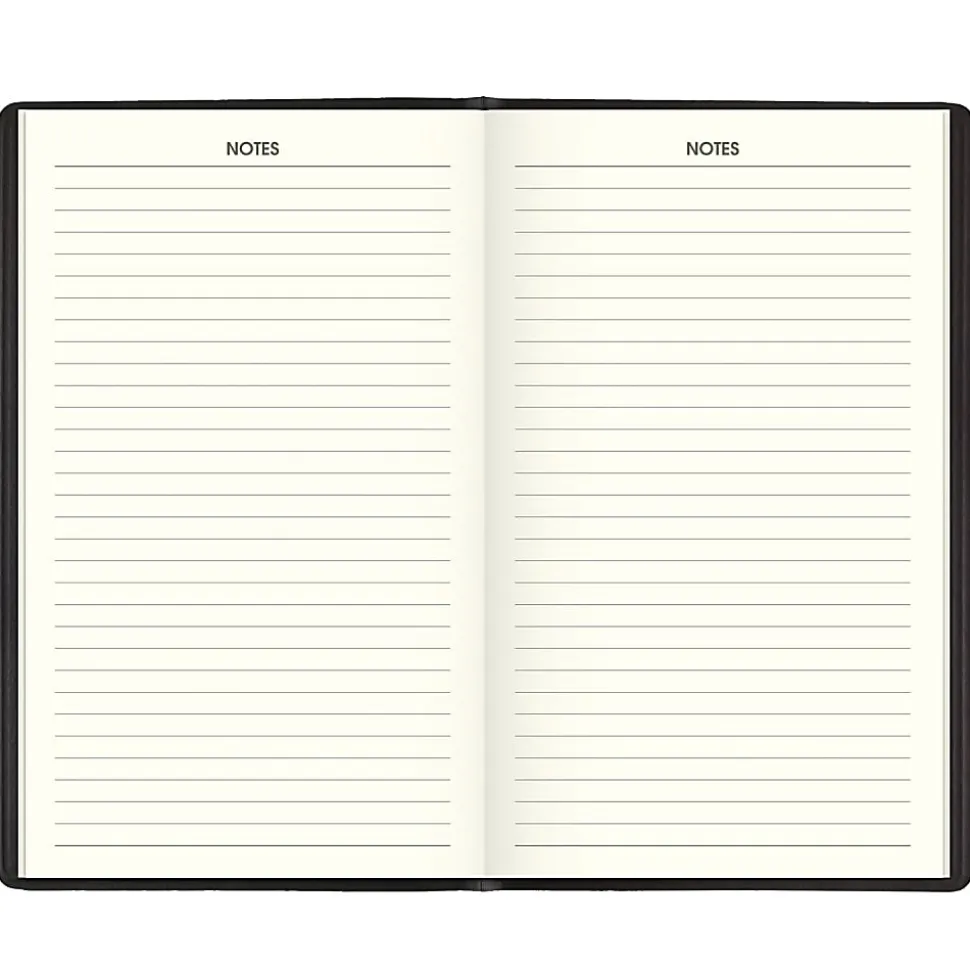 AT-A-GLANCE® 2026-2027 Recycled Two Year Monthly Planner, Black, Pocket, 3 1/2" x 6"