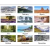 AT-A-GLANCE® 2026 Scenic Three Month Wall Calendar, Large, 12" x 27"