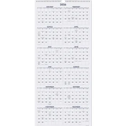 AT-A-GLANCE® 2026 Scenic Three Month Wall Calendar, Large, 12