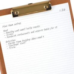 AT-A-GLANCE® Signature Collection Clipboard with 2026 Monthly Planner, Brown, Large, 8" x 11"