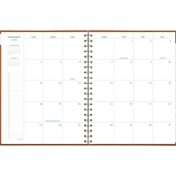 AT-A-GLANCE® Signature Collection 2026 Weekly Monthly Planner, Brown, Large, 8 1/2" x 11"