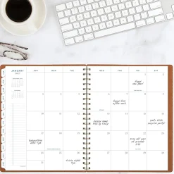 AT-A-GLANCE® Signature Collection 2026 Weekly Monthly Planner, Brown, Large, 8 1/2