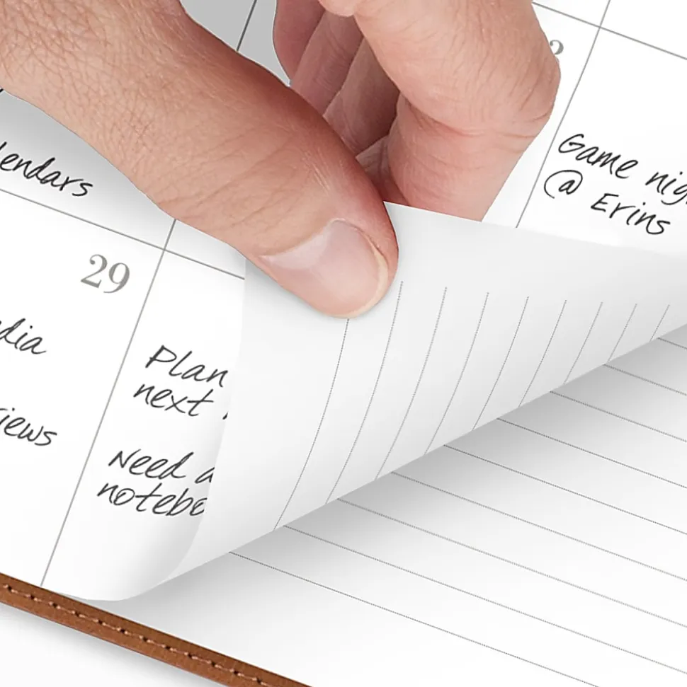 AT-A-GLANCE® Signature Collection 2026 Weekly Monthly Planner, Brown, Large, 8 1/2" x 11"