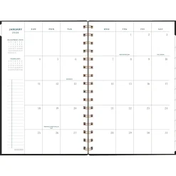AT-A-GLANCE® Signature Collection 2026 Weekly Monthly Planner, Black, Small, 5 1/2