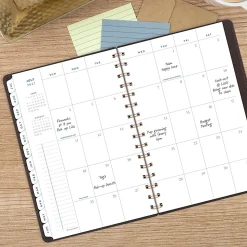 AT-A-GLANCE® Signature Collection Academic 2026-2027 Weekly Monthly Planner, Brown, Small, 5
