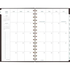 AT-A-GLANCE® Signature Collection Academic 2026-2027 Weekly Monthly Planner, Brown, Small, 5