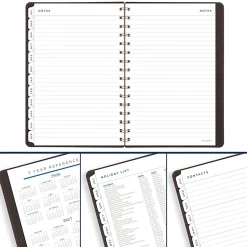 AT-A-GLANCE® Signature Collection Academic 2026-2027 Weekly Monthly Planner, Brown, Small, 5