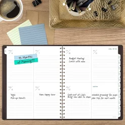 AT-A-GLANCE® Signature Collection Academic 2026-2027 Weekly Monthly Planner, Brown, Large, 8 1/2