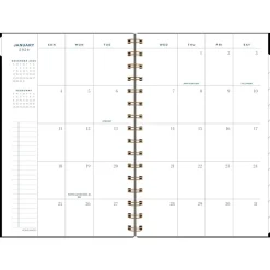 AT-A-GLANCE® Signature Lite 2026 Weekly Monthly Planner, Black, Small, 5 1/2" x 8 1/2"
