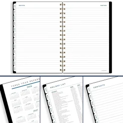 AT-A-GLANCE® Signature Lite 2026 Weekly Monthly Planner, Black, Small, 5 1/2