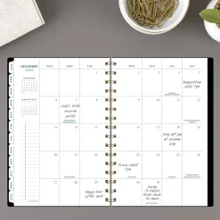 AT-A-GLANCE® Signature Lite 2026 Weekly Monthly Planner, Black, Small, 5 1/2