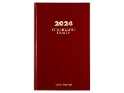 2024 AT-A-GLANCE® Standard Daily Diary, Journal Ruled, 7-3/4