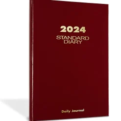 2024 AT-A-GLANCE® Standard Daily Diary, Journal Ruled, 7-3/4