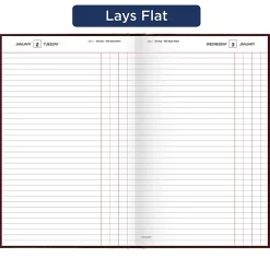 2024 AT-A-GLANCE® Standard Daily Diary, Journal Ruled, 7-3/4