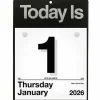 AT-A-GLANCE® 2026 “Today Is” Daily Wall Calendar, Small, 6" x 6"