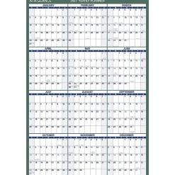 AT-A-GLANCE® Vertical Reversible Erasable Academic and Regular Year 2026-2027 Wall Calendar, Large, 36