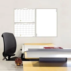 AT-A-GLANCE® WallMates™ Non-Magnetic Dry-Erase Whiteboard Calendar Surface, 12" x 18", Monthly Undated