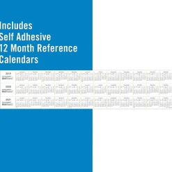 AT-A-GLANCE® WallMates™ Non-Magnetic Dry-Erase Whiteboard Calendar Surface, 12