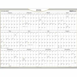 AT-A-GLANCE® 2026 WallMates Self-Adhesive Dry-Erase Yearly Calendar, Large, 24