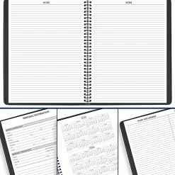 AT-A-GLANCE® 2026 Weekly Appointment Book Planner, Black, Large, 8 1/4