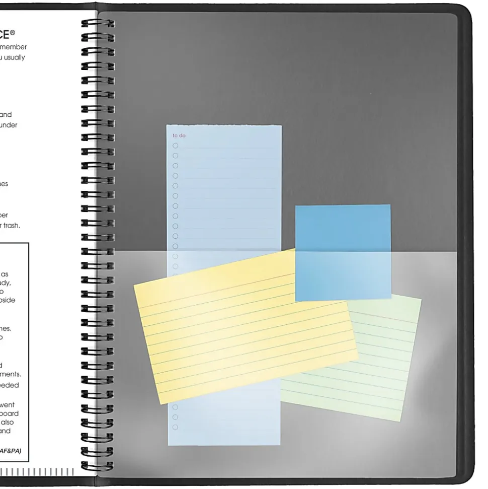 AT-A-GLANCE® 2026 Weekly Appointment Book Planner, Black, Large, 8 1/4" x 11"