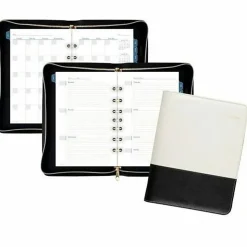 AT-A-GLANCE® Weekly/Monthly Faux Leather Fashion Starter Set Planner, 5 1/2