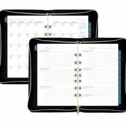 AT-A-GLANCE® Weekly/Monthly Faux Leather Fashion Starter Set Planner, 5 1/2