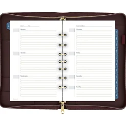 AT-A-GLANCE® Weekly/Monthly Faux Leather Fashion Starter Set Planner, 5 1/2