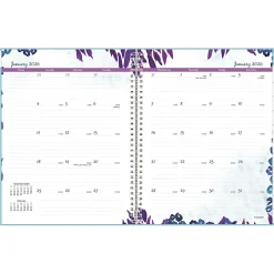 AT-A-GLANCE® Wild Washes 2026 Weekly Monthly Appointment Book Planner, Teal, Large, 8 1/2