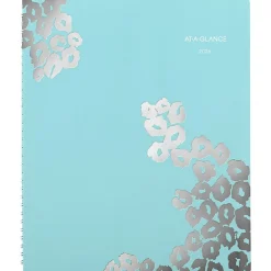 AT-A-GLANCE® Wild Washes 2026 Weekly Monthly Appointment Book Planner, Teal, Large, 8 1/2