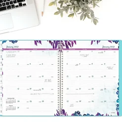 AT-A-GLANCE® Wild Washes 2026 Weekly Monthly Appointment Book Planner, Teal, Large, 8 1/2