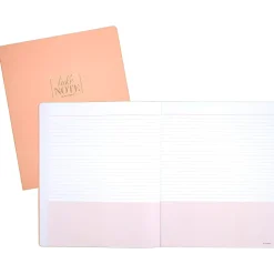 AT-A-GLANCE® WorkStyle™ Take Chances Notebook, 8 1/2" x 11", Faint Ruled, 80 Sheets, Coral (WS203-405)