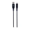 Ativa® Braided USB Type-C Charge And Sync Cable, 9', Black, 45836