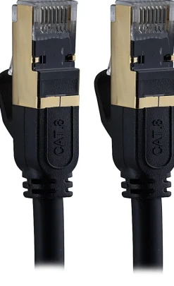 Ativa® Cat8 Ethernet Cable, 10’, Black, 80005