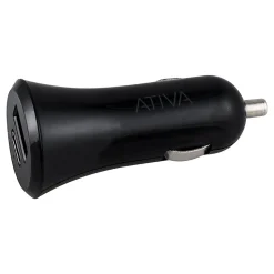 Ativa® DC Charger For USB Type-A And USB Type-C Devices, Black, 45869