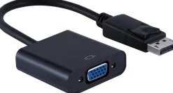 Ativa® DisplayPort to VGA Pigtail Adapter, 6”, Black, 36543