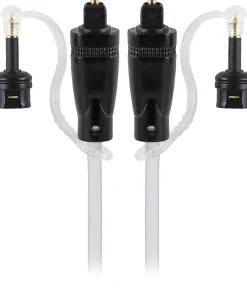 Ativa® Fiber Optic Toslink Digital Audio Cable, 6’, 26920