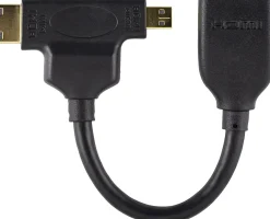 Ativa® HDMI to Mini + Micro HDMI Adapter, Black, 27525