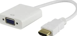 Ativa® HDMI to VGA Adapter, Unidirectional, White, 27523