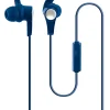 Ativa™ Hook Earbuds With Aux Connector, Blue