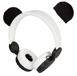 Ativa™ Kids On-Ear Wired Animal Headphones With On-Cord Microphone, Panda
