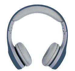 Ativa™ Kids' On-Ear Wired Headphones With On-Cord Microphone, Blue/Gray