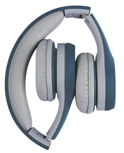 Ativa™ Kids' On-Ear Wired Headphones With On-Cord Microphone, Blue/Gray