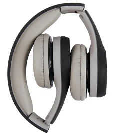 Ativa™ Kids' On-Ear Wired Headphones With On-Cord Microphone, Black/Gray