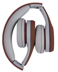 Ativa™ Kids' On-Ear Wired Headphones With On-Cord Microphone, Red/Gray