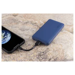 Ativa® 10,000mAh Battery Pack For USB Devices, Navy, 47239
