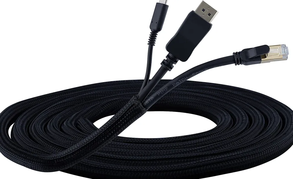 Ativa™ Mesh Cable Wrap, 10', Black, 60728